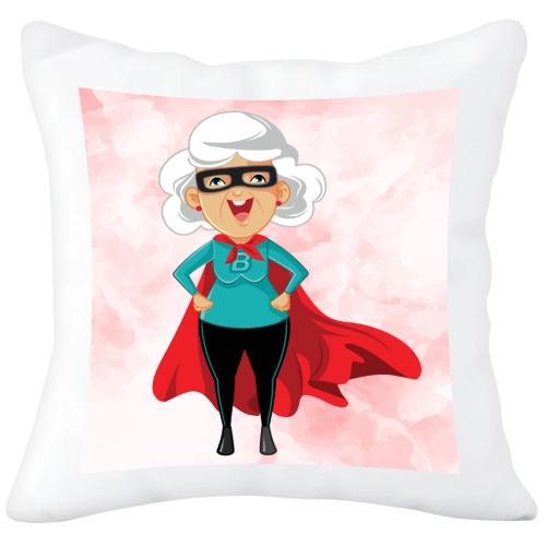 PODUSZKA 40x40 Z NADRUKIEM NA PREZENT DLA BABCI