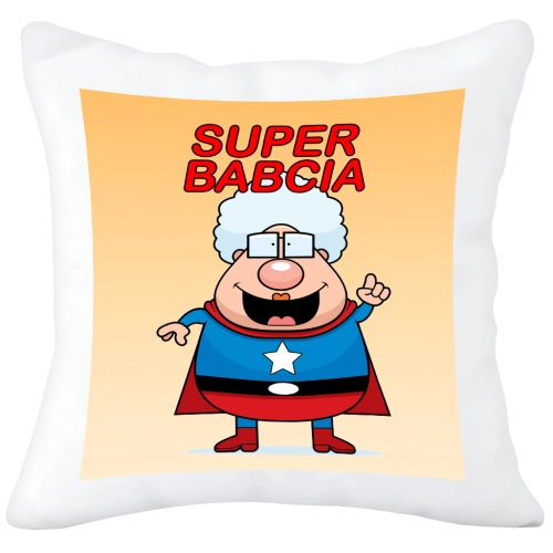 PODUSZKA 40x40 Z NADRUKIEM NA PREZENT DLA BABCI