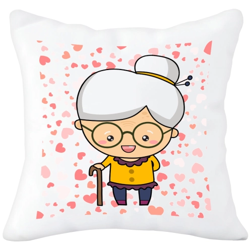 PODUSZKA 40x40 Z NADRUKIEM NA PREZENT DLA BABCI