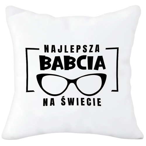 PODUSZKA 40x40 Z NADRUKIEM NA PREZENT DLA BABCI
