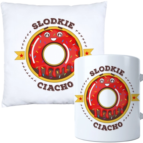 KOMPLET PODUSZKA KUBEK NA DZIEŃ CHŁOPAKA FACETA
