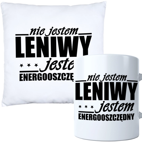 KOMPLET PODUSZKA KUBEK NA DZIEŃ CHŁOPAKA FACETA