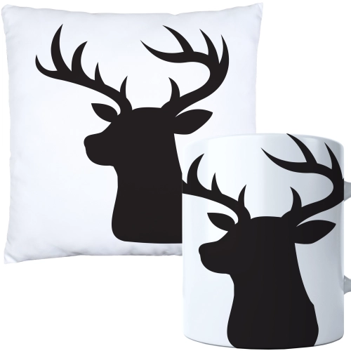 ŚWIĄTECZNY KOMPLET PODUSZKA I KUBEK Z DRUKIEM NA ŚWIĘTA MIKOŁAJA PREZENT