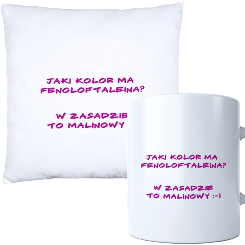 KOMPLET PODUSZKA KUBEK DZIEŃ NAUCZYCIEL WYCHOWAWCA