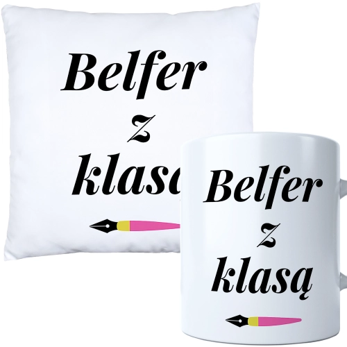 KOMPLET PODUSZKA KUBEK DZIEŃ NAUCZYCIEL WYCHOWAWCA