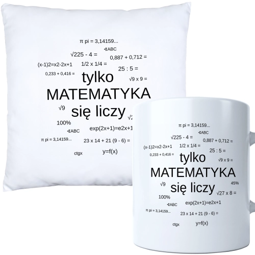 KOMPLET PODUSZKA KUBEK DZIEŃ NAUCZYCIEL WYCHOWAWCA