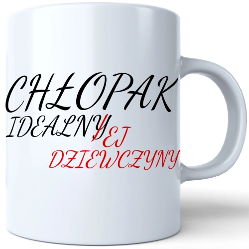 KUBEK DLA FACETA NADRUKIEM PREZENT DZIEŃ CHŁOPAKA