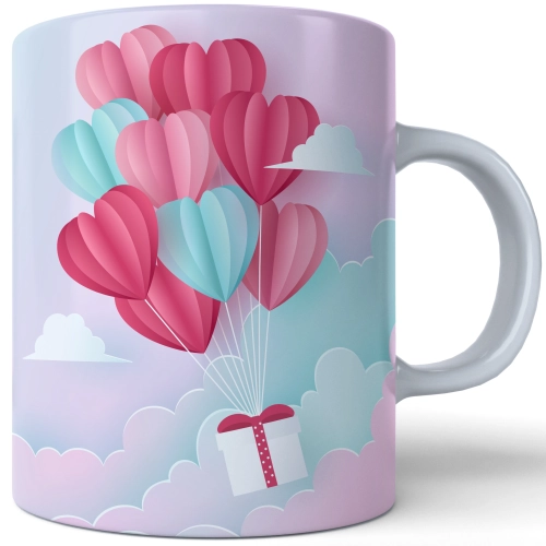 KUBEK NA PREZENT NA WALENTYNKI DZIEŃ KOBIET 330ml