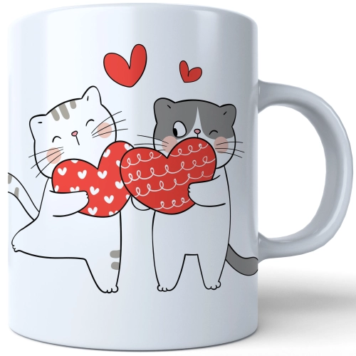 KUBEK NA PREZENT NA WALENTYNKI DZIEŃ KOBIET 330ml