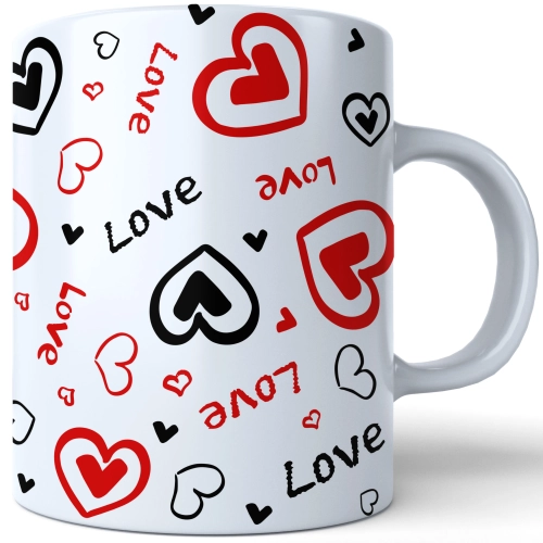 KUBEK NA PREZENT NA WALENTYNKI DZIEŃ KOBIET 330ml