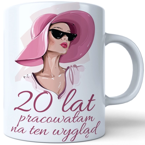 SUPER KUBEK NA PREZENT URODZINY 20 DWUDZIESTKĘ