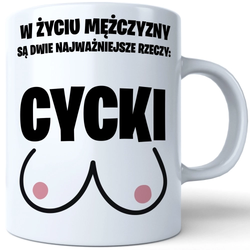 KUBEK DLA FACETA NADRUKIEM PREZENT DZIEŃ CHŁOPAKA