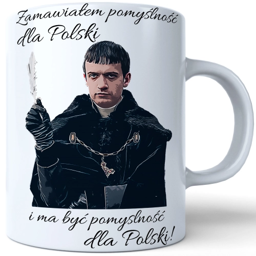 KUBEK 330ml PREZENT 1670 KSIĄDZ JAKUB - ZAMAWIAŁEM POMYŚLNOŚĆ DLA POLSKI