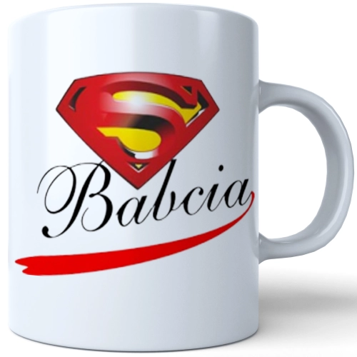 KUBEK DLA SUPER BABCIA DZIEŃ BABCI PREZENT