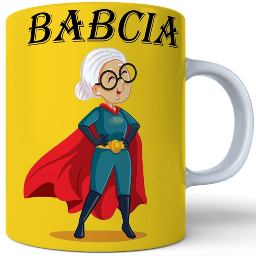 KUBEK DLA SUPER BABCIA DZIEŃ BABCI PREZENT