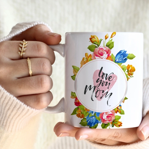 KUBEK 330ml DLA MAMY Z NADRUKIEM NA PREZENT DZIEŃ MATKI MAMA MAMUSIA