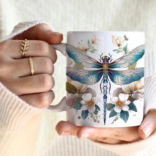 WIOSENNY WIELKANOCNY KUBEK 330ml NA PREZENT KAWĘ HERBATĘ WIOSNA WAŻKA