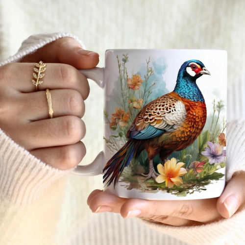 WIOSENNY WIELKANOCNY KUBEK 330ml NA PREZENT KAWĘ HERBATĘ WIOSNA BAŻANT