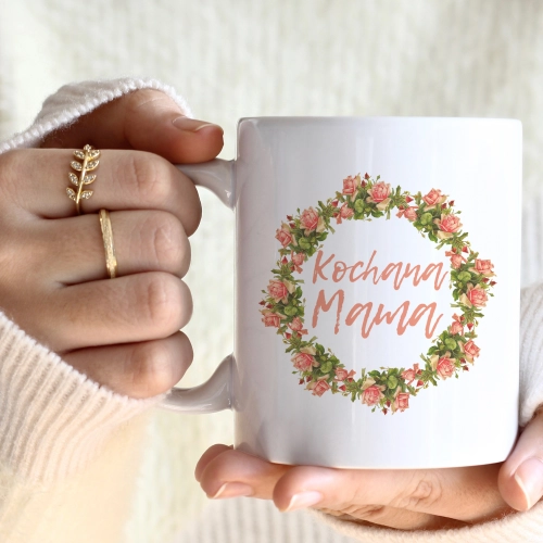 KUBEK 330ml DLA MAMY Z NADRUKIEM NA PREZENT DZIEŃ MATKI MAMA MAMUSIA