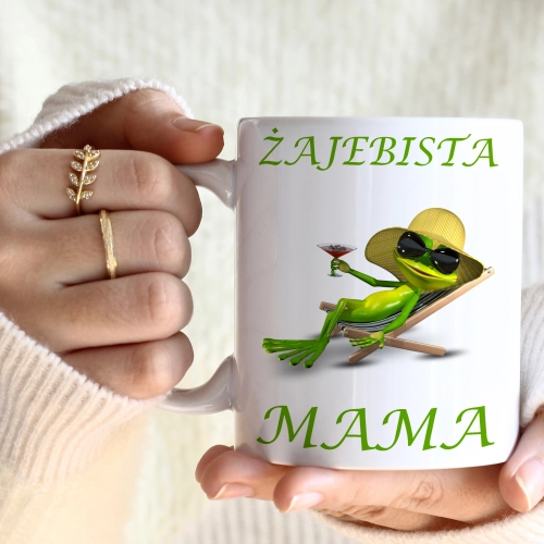 KUBEK 330ml DLA MAMY Z NADRUKIEM NA PREZENT DZIEŃ MATKI MAMA MAMUSIA