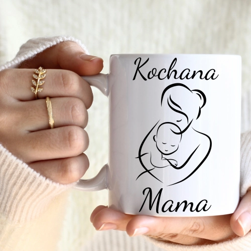 KUBEK 330ml DLA MAMY Z NADRUKIEM NA PREZENT DZIEŃ MATKI MAMA MAMUSIA