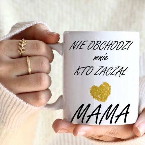 KUBEK 330ml DLA MAMY Z NADRUKIEM NA PREZENT DZIEŃ MATKI MAMA MAMUSIA