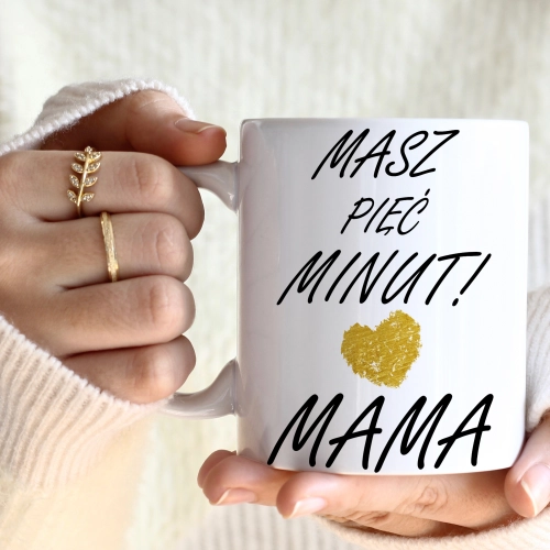 KUBEK 330ml DLA MAMY Z NADRUKIEM NA PREZENT DZIEŃ MATKI MAMA MAMUSIA