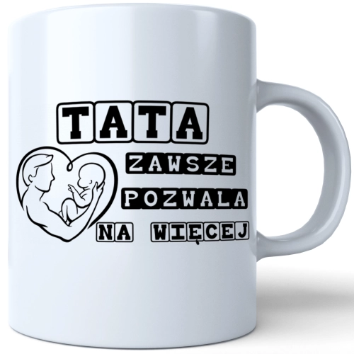 KUBEK DLA TATY NADRUKIEM NA PREZENT DZIEŃ OJCA