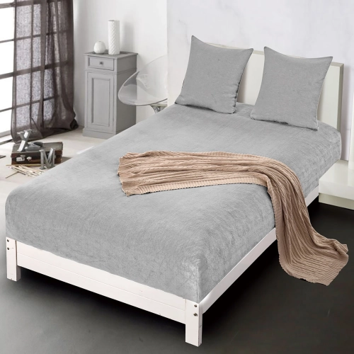 PRZEŚCIERADŁO ZIMOWE Z GUMKĄ PLUSZOWY MIŚ 160x200 MIKROFIBRA CIEPŁE PREMIUM