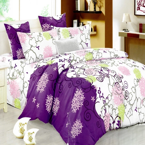 KOMPLET POŚCIELI 100% BAWEŁNA SATYNA POŚCIEL POSZEWKI 70x80 KOŁDRA