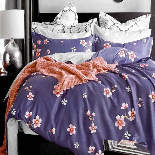 KOMPLET POŚCIELI 100% BAWEŁNA SATYNA POŚCIEL POSZEWKI 70x80 KOŁDRA