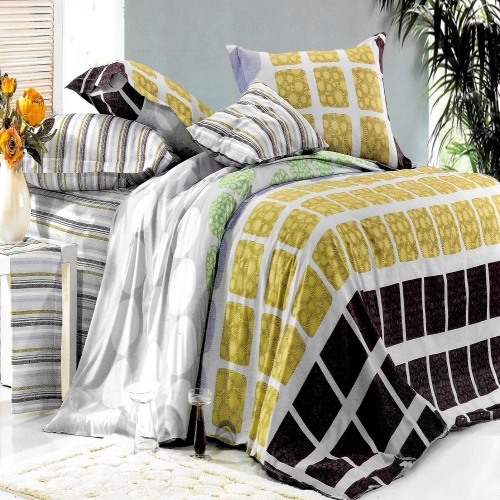 KOMPLET POŚCIELI 100% BAWEŁNA SATYNA POŚCIEL POSZEWKI 70x80 KOŁDRA