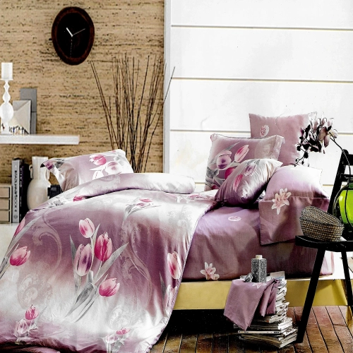 KOMPLET POŚCIELI 100% BAWEŁNA SATYNA POŚCIEL POSZEWKI 70x80 KOŁDRA