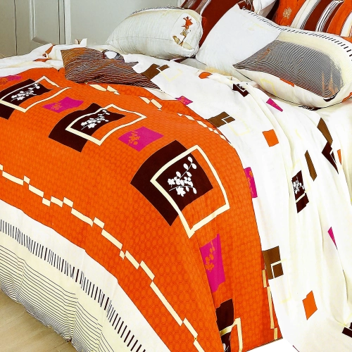 KOMPLET POŚCIELI Z PRZEŚCIERADŁEM BAWEŁNA POSZEWKI 70x80 KOŁDRA