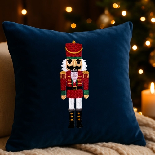 poszewka premium świąteczna z haftem 40x40 cm