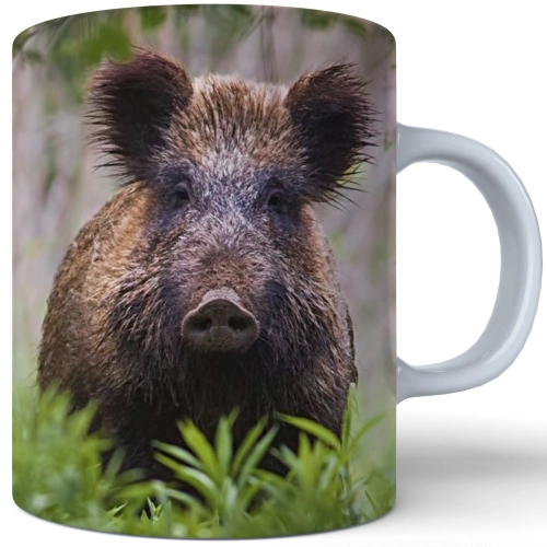 KUBEK 330ml DLA MYŚLIWEGO POLOWANIE PZŁ DZIK