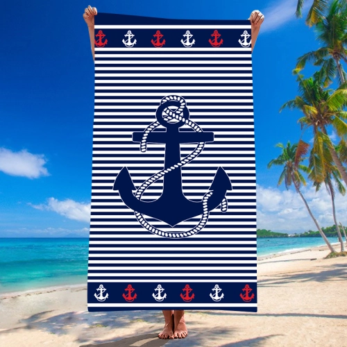 RĘCZNIK PLAŻOWY 150x210 KĄPIELOWY KOC DUŻY KOCYK SZYBKOSCHNĄCY  NA BASEN