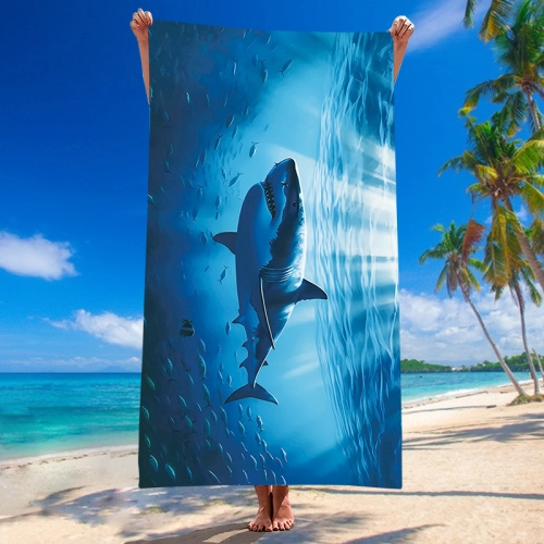 RĘCZNIK PLAŻOWY 150x210 KĄPIELOWY KOC DUŻY KOCYK SZYBKOSCHNĄCY  NA BASEN