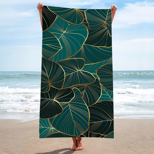 RĘCZNIK PLAŻOWY 150x210 KĄPIELOWY KOC DUŻY KOCYK SZYBKOSCHNĄCY  NA BASEN