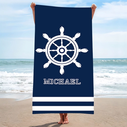 RĘCZNIK PLAŻOWY 150x210 KĄPIELOWY KOC DUŻY KOCYK SZYBKOSCHNĄCY  NA BASEN