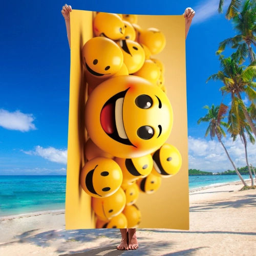 RĘCZNIK PLAŻOWY 150x210 KĄPIELOWY KOC DUŻY KOCYK SZYBKOSCHNĄCY  NA BASEN