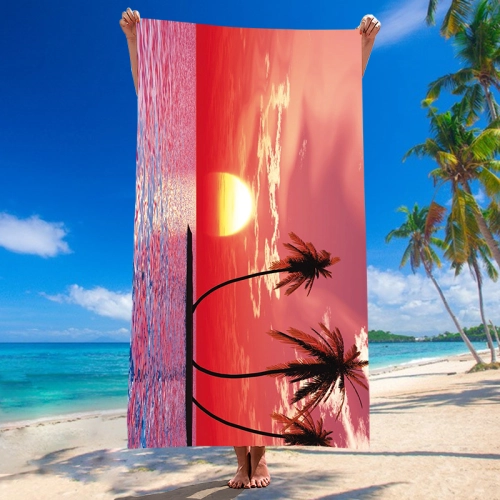 RĘCZNIK PLAŻOWY 150x210 KĄPIELOWY KOC DUŻY KOCYK SZYBKOSCHNĄCY  NA BASEN