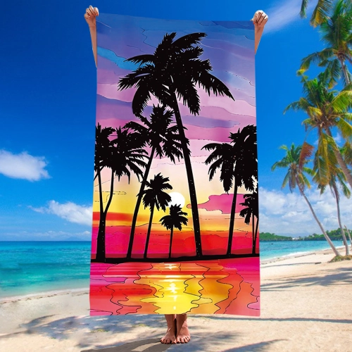 RĘCZNIK PLAŻOWY 150x210 KĄPIELOWY KOC DUŻY KOCYK SZYBKOSCHNĄCY  NA BASEN