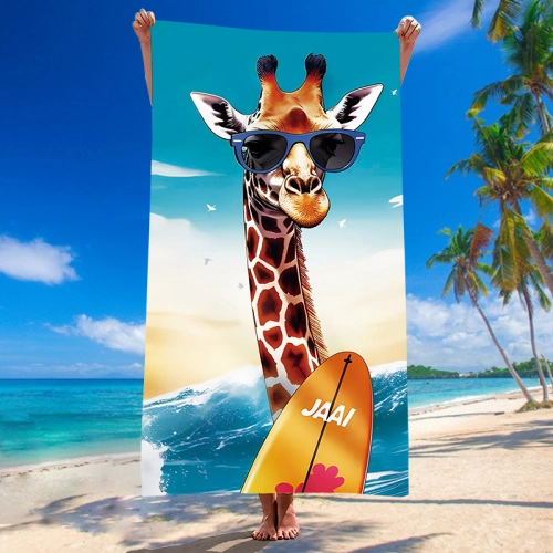 RĘCZNIK PLAŻOWY 150x210 KĄPIELOWY KOC DUŻY KOCYK SZYBKOSCHNĄCY  NA BASEN