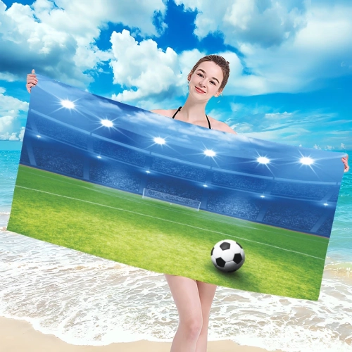 RĘCZNIK PLAŻOWY KĄPIELOWY DUŻY SZYBKOSCHNĄCY 100x180 NA BASEN PLAŻA MIĘKKI