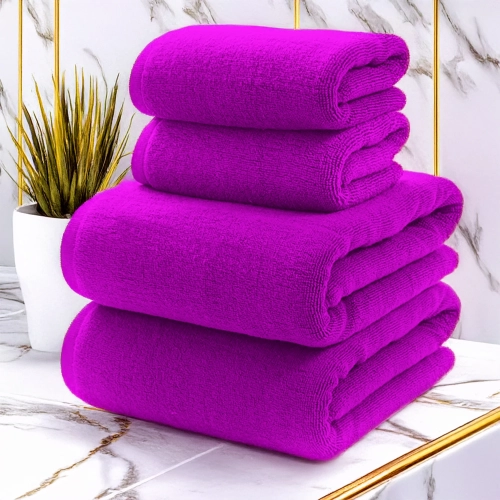 KOMPLET RĘCZNIKÓW FROTTE 2x 70X140 + 2x 50x100 400g/m2 GRUBE CHŁONNE Biskupi