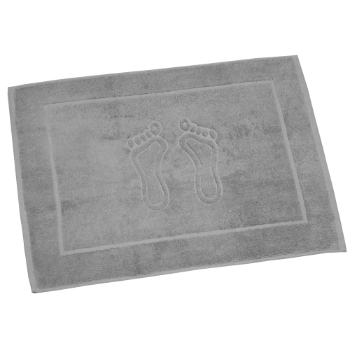 SZARY DYWANIK ŁAZIENKOWY 50X70 PROFESJONALNA STOPKA HOTELOWA  650G/M2