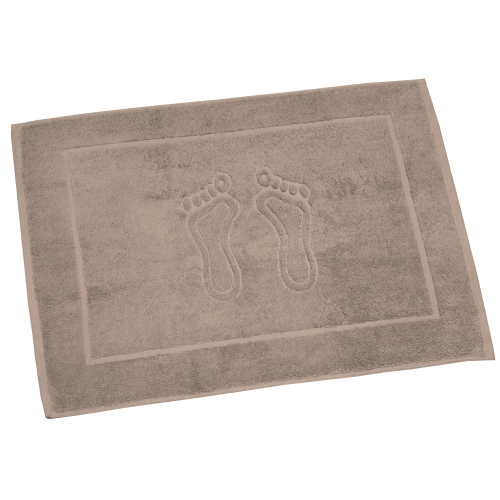 BEŻOWY DYWANIK ŁAZIENKOWY 50X70 PROFESJONALNA STOPKA HOTELOWA  650G/M2