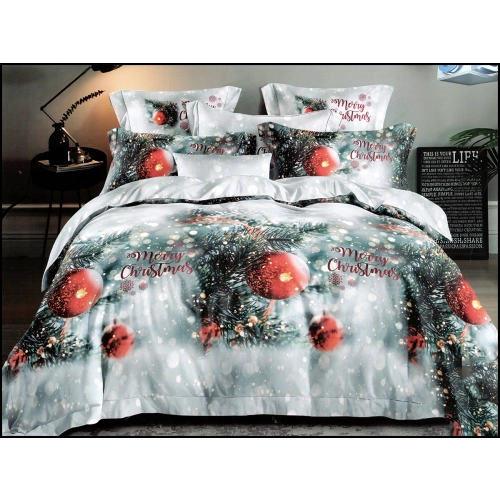 KOMPLET POŚCIELI DWUSTRONNA POŚCIEL 140x200 +2 POSZEWKI SATYNA BAWEŁNIANA