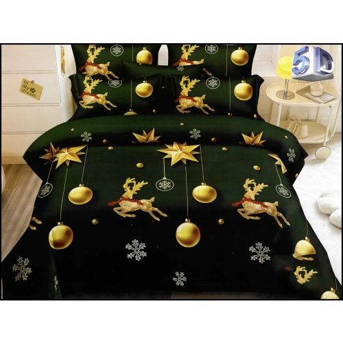 KOMPLET POŚCIELI DWUSTRONNA POŚCIEL 135x200 +2 POSZEWKI + PRZEŚCIERADŁO